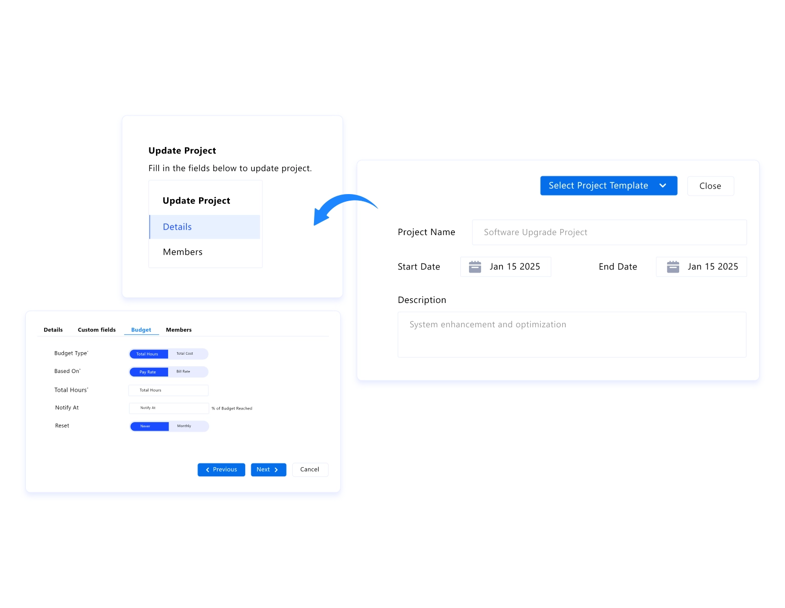 Control Budgets and Costs in Real Time dashboard